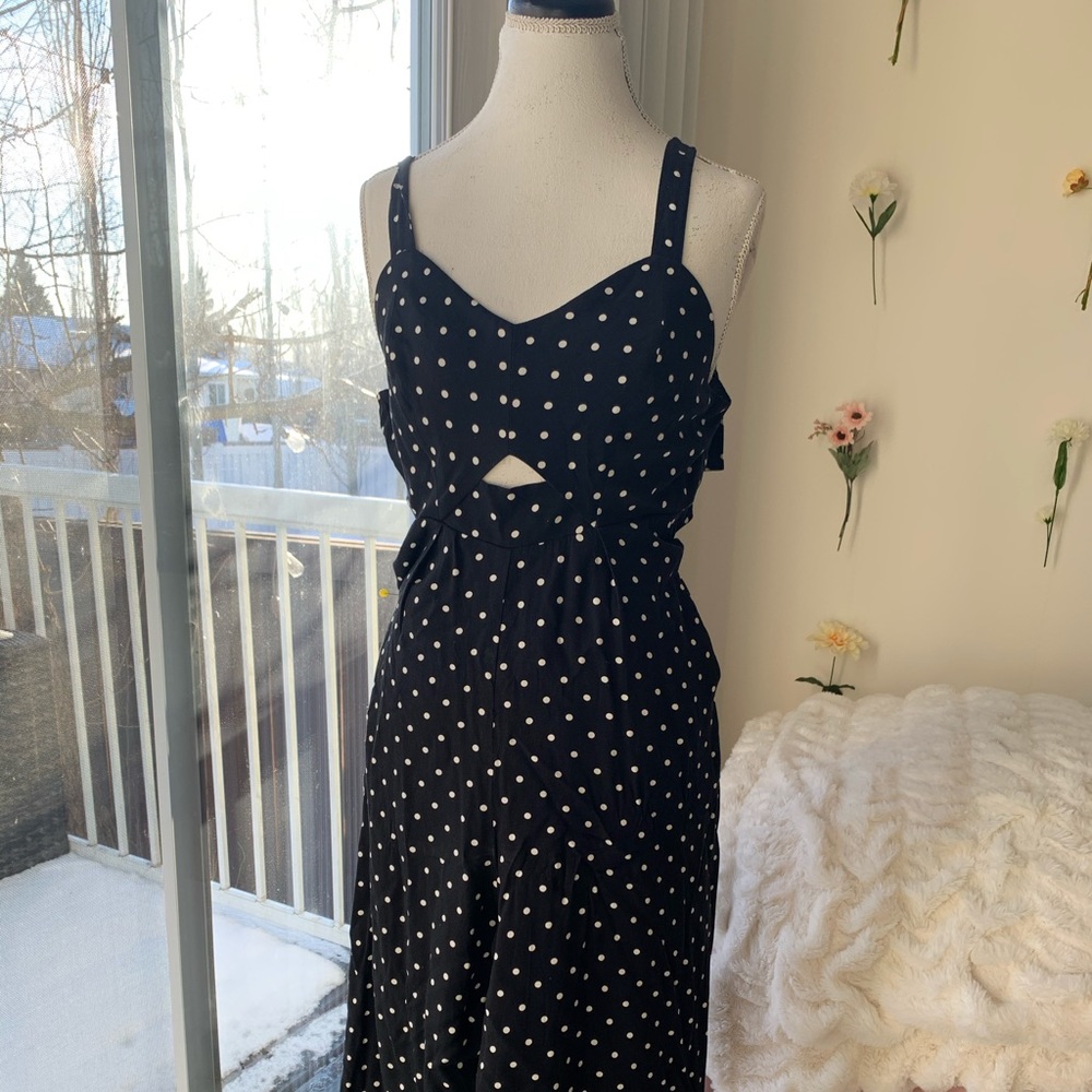 Black Swan Wide Leg Jumpsuit